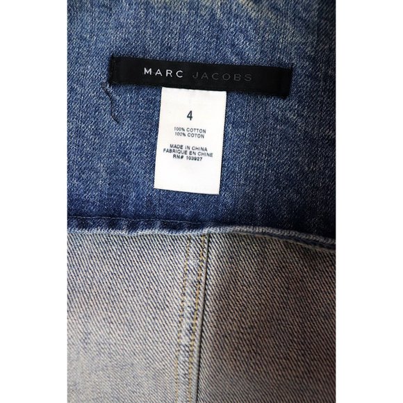 MARC JACOBS Slim Fitted Blazer Style Denim Jacket 4 - Picture 6 of 6